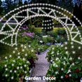 thumbnail image 2 of Guirnalda de luces solares QITONG de 4 x 33 pies, 100 LED, impermeables, 8 modos, 2 of 8