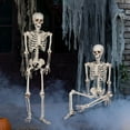 thumbnail image 7 of XZKING 5.4ft Halloween Skeleton, Halloween Life Size Full Body Skeleton with Movable Joints for Halloween Indoor Outdoor Haunted House Decorations, 7 of 7