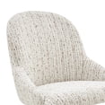 thumbnail image 6 of NPD Furniture Katrisa Fabric Dining Side Chair in Zenith White (Set of 2), 6 of 11