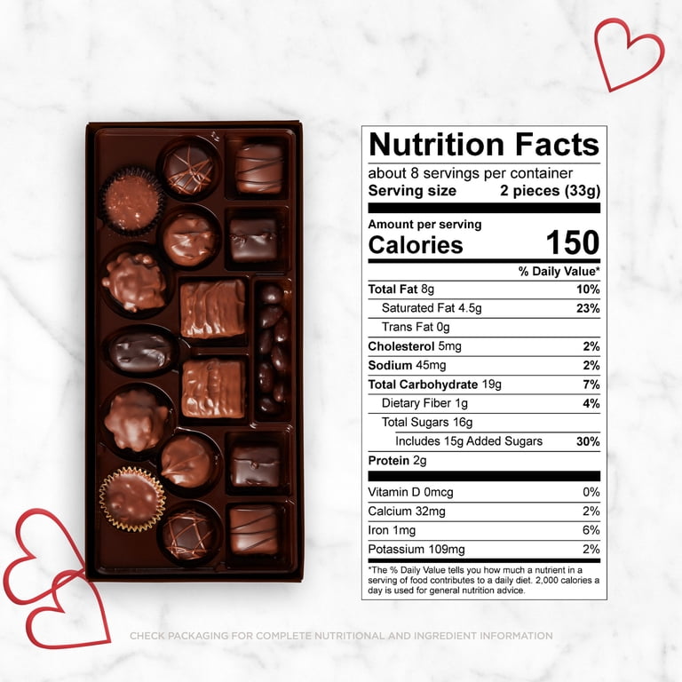 RUSSELL STOVER Heart Candy Assortments, Valentine's Day Milk