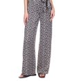 thumbnail image 3 of Michael Kors Women's Floral Satin Sleeveless Jumpsuit Black Size Petite Large, 3 of 3