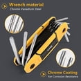 thumbnail image 4 of TRAHOO-25 pcs Folding Allen Wrench Set | Metric, Standard & Torx - Allen Key Set Tool | 3 Pack Portable Hex Key Set for All Business and Home Purposes, 4 of 4