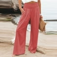 thumbnail image 6 of Zoeecloth Women's Casual Loose Wide Leg Pants Comfy High Waisted Sports Athletic Lounge Pants With Pockets Womens Sport Pants S-3XL, 6 of 7