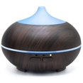 thumbnail image 1 of Difusor de aceite esencial de aromaterapia de 150 ml Difusores de aroma de grano de madera Humidificador de niebla fría(cabeza de cebolla de madera profunda) WD.WDQZL Hogar, 1 of 6