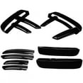 thumbnail image 1 of Fog Lamp Trim,6Pcs Black ABS Plastic Front Fog Lamp Cover Trim Fog Light Trim User-Friendly Design, 1 of 7