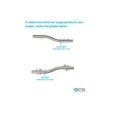 thumbnail image 4 of CSI Bathware BAR-WR14-TW-125-SA Right Hand Wave Shaped Grab Bar, 14", Satin Stainless, 4 of 4