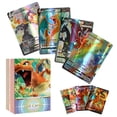 thumbnail image 1 of Juego de 100 cartas de anime, cartas de juego de dibujos animados, cartas coleccionables para niños, cartas de juego de mesa, 1 of 8