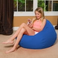 thumbnail image 2 of Posh Creations Bean Bag Chair, 3 ft, Royal Blue, 2 of 4