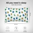 thumbnail image 5 of Pofeuu Cute Turtle Print Satin Pillowcase for Hair and Skin Pillow Cases, Silk Pillow Cases, Soft Cooling Pillow Covers, 20x30 Inches（Pillow core not included）, 5 of 7