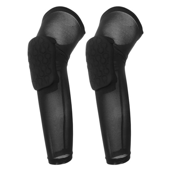 UPOUART 2Pcs Spandex Silicone Padded Arm Sleeve for Tandem Volleyball and Elbow Pads