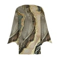 thumbnail image 6 of jsaierl Fall Cardigans for Women 2024 Oversized Marble Print Open Front Cardigan Jacket 3/4 Sleeve Knit Cardigan Sweater, 6 of 6
