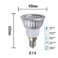 thumbnail image 1 of Luz LED COB RGB de Color, 5W, MR16 luz descendente, E27, E14, GU10, foco LED para el hogar, 85-265V, equivalente a lámpara halógena de 30W, 1 of 4