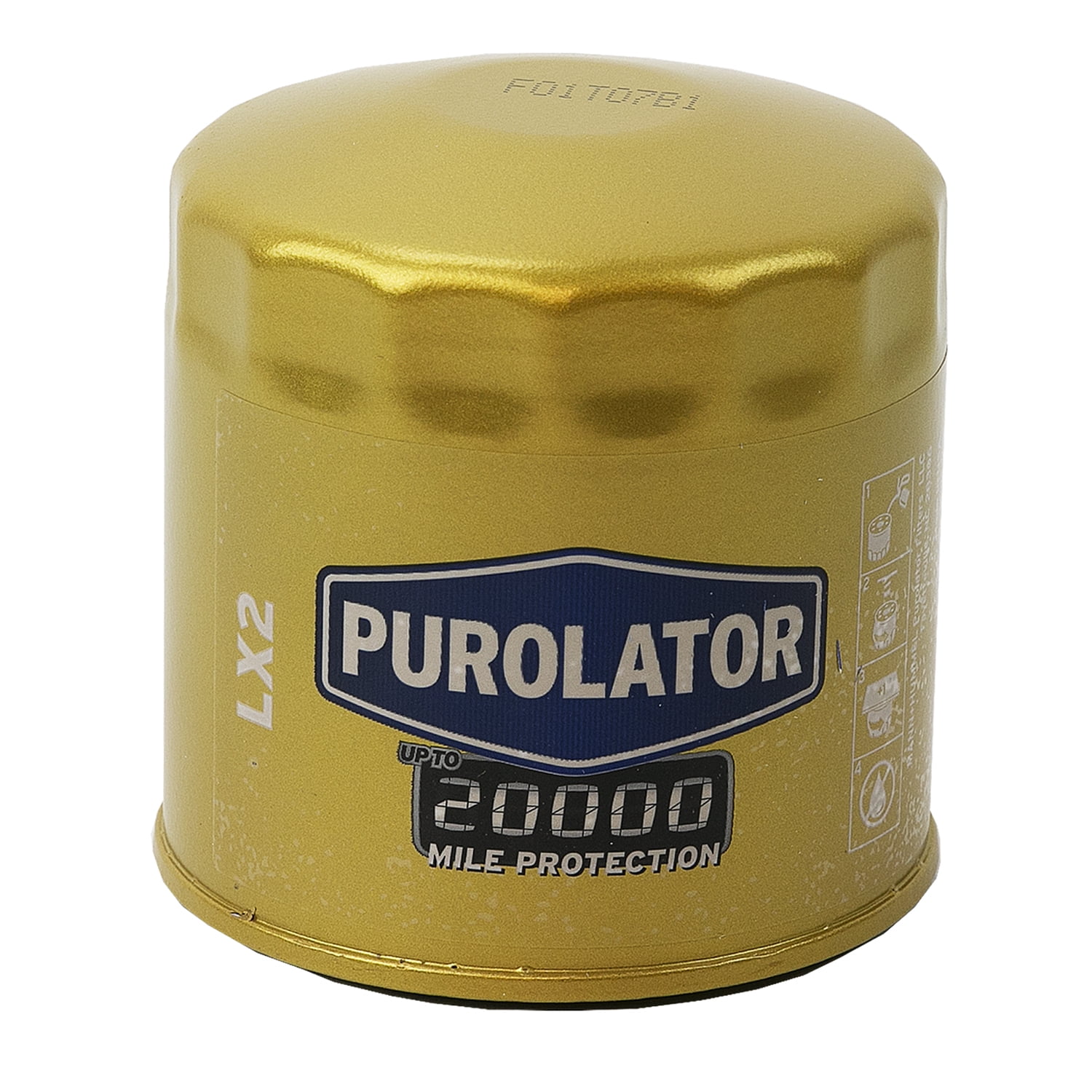 Purolator LX2 Purolator 20K Oil Filter with 20,000 Mile Protection for Select Ford, Lincoln, Dodge, and more