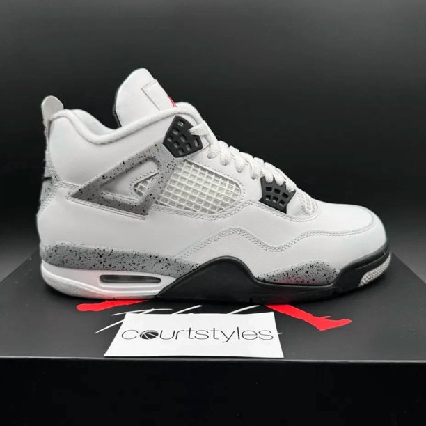 Brand New A i r-Jor-dan 4 Retro White Cement 2025 FV5029-100 All Sizes Ships Now