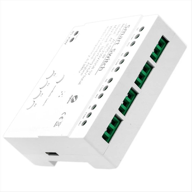 Módulo de Interruptor Inteligente Tuya ZigBee de 4 Canales RF433 Automatización del Hogar Inteligente Disyuntor DIY Relé Inalámbrico Control de Voz