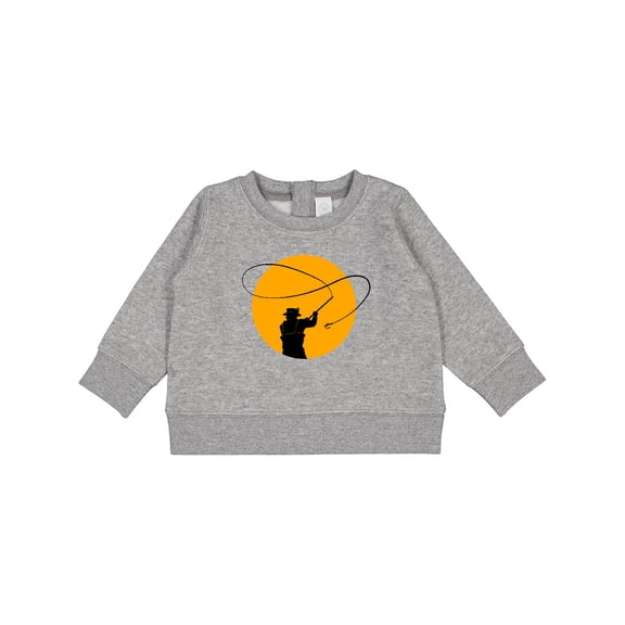 Inktastic Fly Fishing Sun Silhouette Baby Sweatshirt