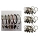 thumbnail image 1 of 36 Piezas Anillos de Metal para Cortinas con Clips Bronce 25mm Macarena Gancho de anillo de cortina con clips, 1 of 8