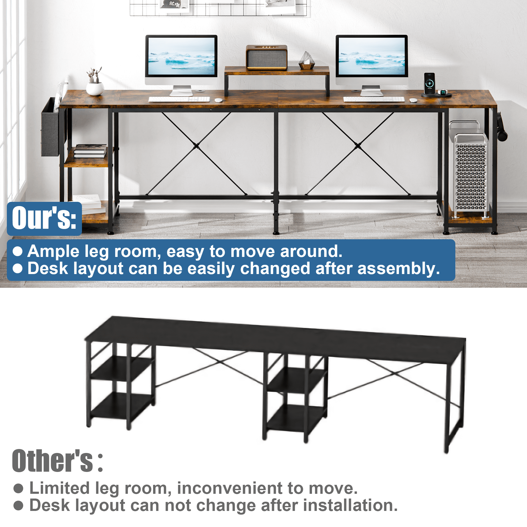 Easy to move desk deals