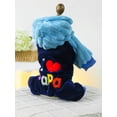 thumbnail image 4 of Valentine's Day 1pc Pet Clothes For Dogs And Cats Winter Warm Soft Comfortable Four-Legged Clothes - I Love Daddy, 4 of 5