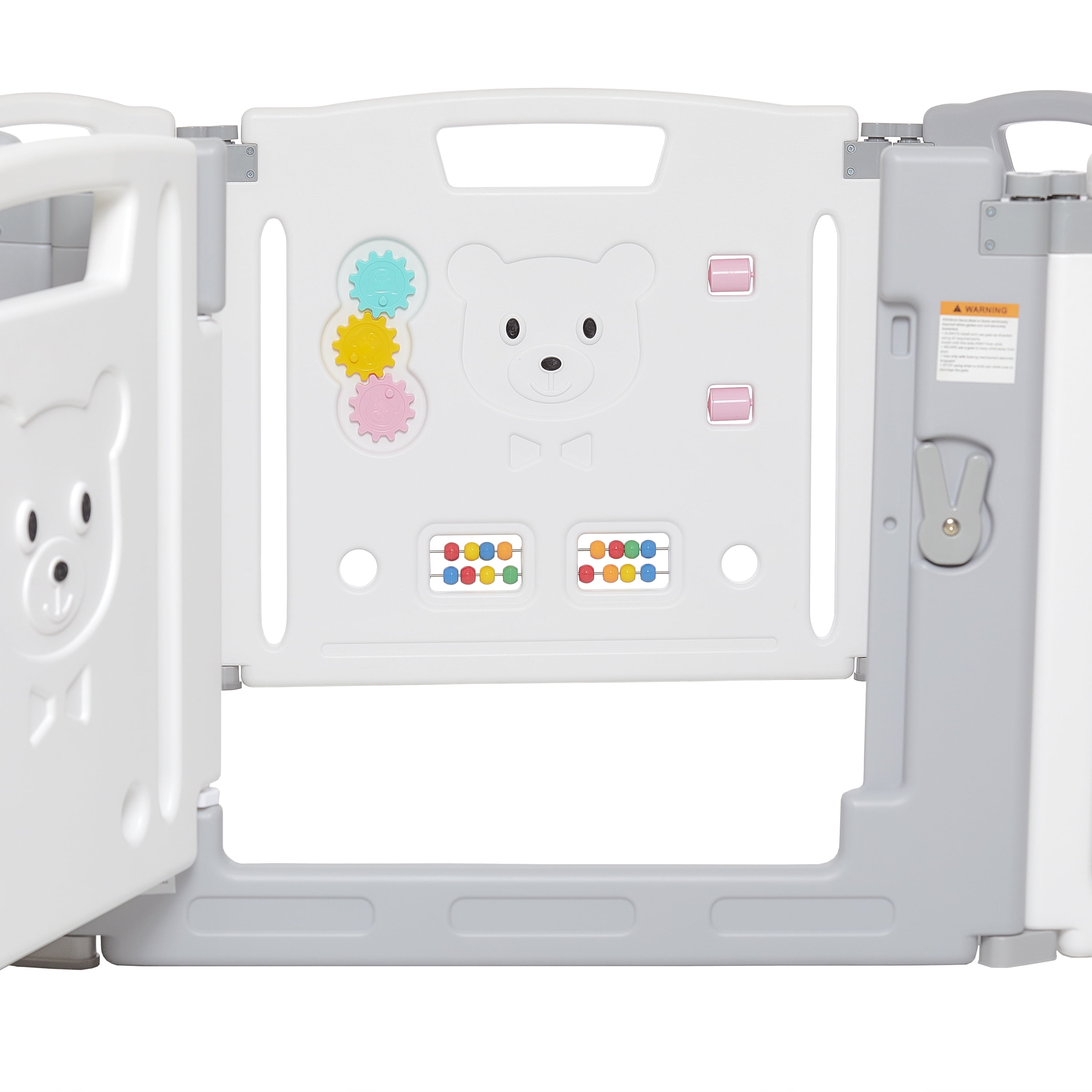 Dream On Me 14-Panel Oasis Play Center/Play Pen/Playard, Grey and White