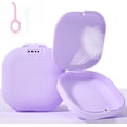 thumbnail image 1 of Frusde Retainer Case, Mouth Guard Case Cute Retainer Case with Retainer Removal Tool and Brush-Purple, 1 of 6
