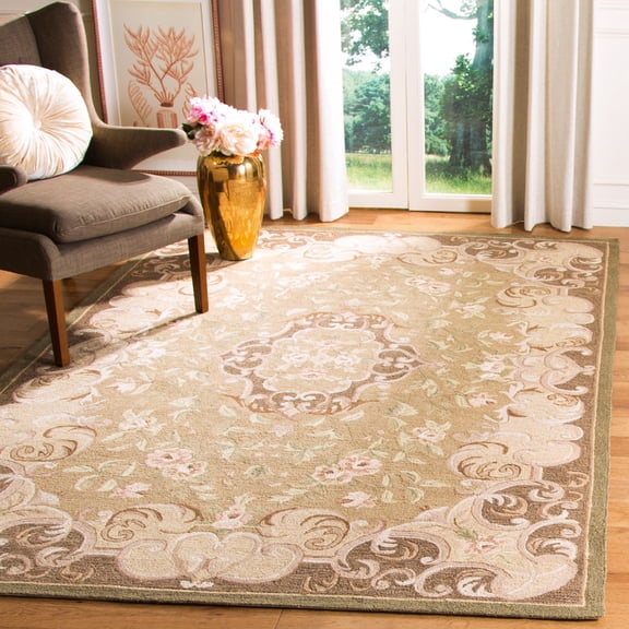 Safavieh Easy Care Mirjana Oriental Area Rug, Beige/Brown, 3' x 5'