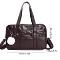 thumbnail image 2 of HUISZJ Shoulder Bag, Leisure Tote Bag, PU Leather Shoulder Bag for Work Travel Outdoor (Brown), 2 of 10