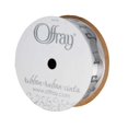 thumbnail image 4 of (2 pack) Offray Ribbon, White 7/8 inch Musical Notes Satin Ribbon, 9 feet, 4 of 15