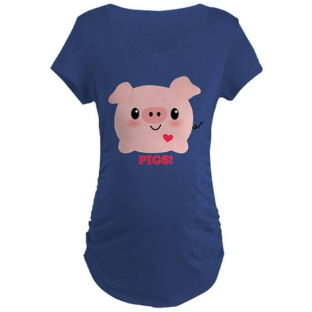 

CafePress - Kawaii I Love Pigs Maternity Dark T Shirt - Maternity Dark T-Shirt