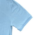 thumbnail image 6 of AHTJRT Short Sleeve Cotton Linen Henley Shirts For Men Casual Crewneck Tees Light Blue 2XL, 6 of 8