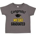 thumbnail image 3 of Inktastic Congrats My Dad Graduated with Cap Boys or Girls Toddler T-Shirt, 3 of 5