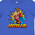 thumbnail image 4 of Inktastic Soccer Girl Superhero Girls Baby T-Shirt, 4 of 5