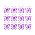 thumbnail image 1 of Miangastore 100Pack Purple Wire Glitter Craft Butterfly Decorations Home Wedding Party Use, 1 of 9