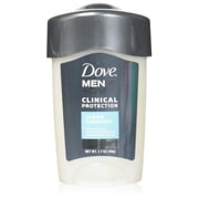 Dove Men + Care Clinical Protection Antiperspirant Deodorant Solid Clean Comfort 1.70 Oz Pack Of 6