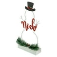 thumbnail image 4 of Northlight LED Lighted Snowman Silhouette Christmas "Noel" Sign - 12.75", 4 of 4
