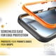 thumbnail image 3 of Rome Tech Funda para iPhone 16 Plus con Clip para Cinturón y Soporte, Carcasa Protectora de Doble Capa a Prueba de Golpes sin Pantalla - Negra y Naranja, 3 of 5