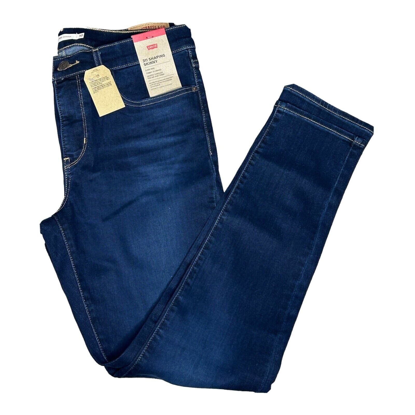 Levi's Women's 311 Shaping Skinny Jeans Dark Wash 10 - Walmart.com