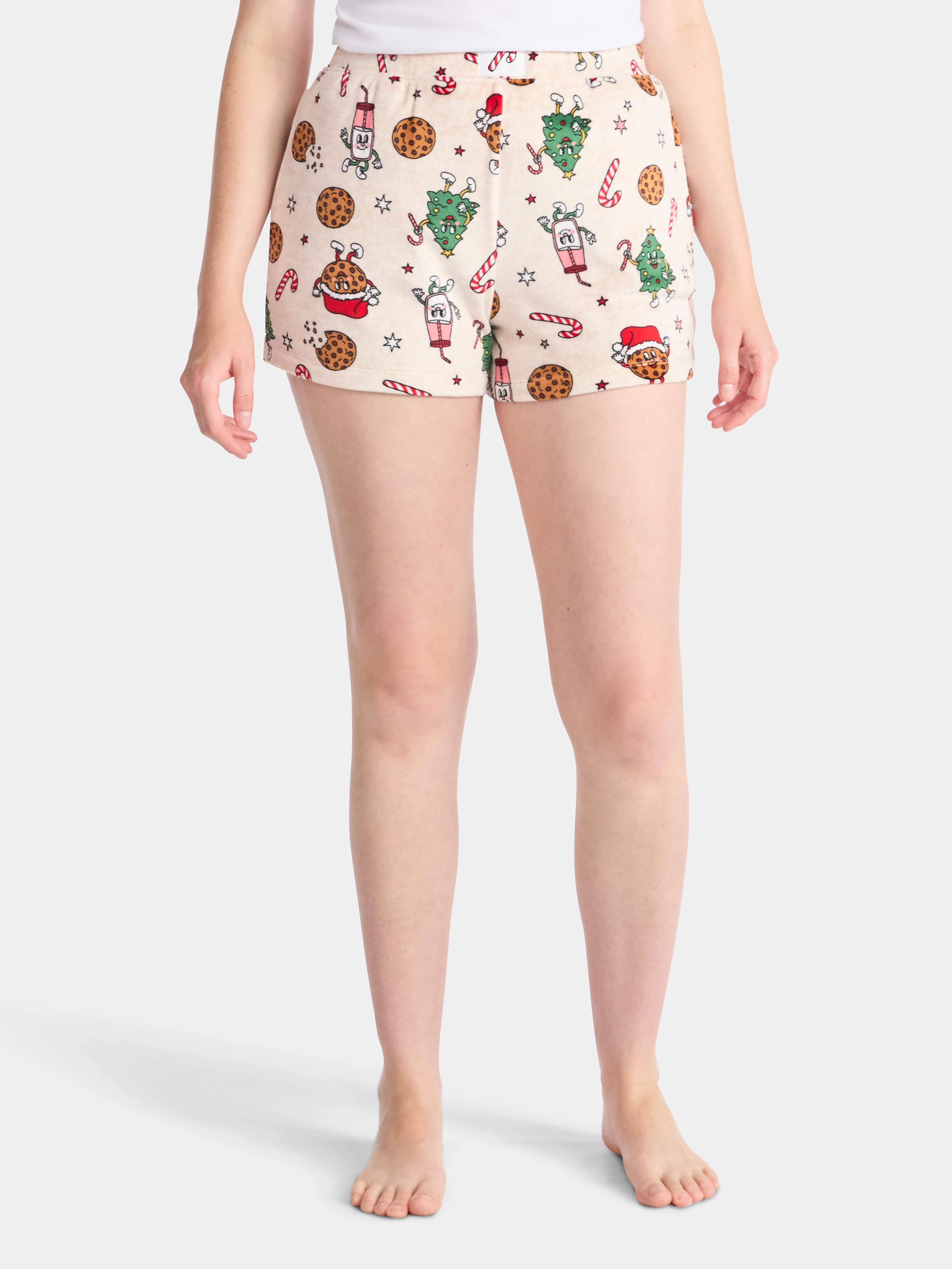 Holiday Time Women's 2 Pack Sleep Shorts, Sizes XS to 3X