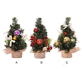 thumbnail image 4 of Naiovety mesita de noche Navidad Artificial Mini árbol Hotel PVC simulación de Navidad árboles falsos decoración Festival banquete decoración Kits de decoración para fiestas A-S07 Naiovety HA069270-01, 4 of 6