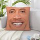 thumbnail image 2 of The Rock Face Dwayne funda de cojín para sofá, cubierta decorativa para el hogar, Actor americano Johnson, funda de almohada de poliéster, 2 of 4