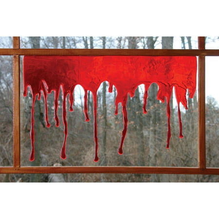 3D Bloody Drip Window Decor