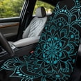 thumbnail image 4 of XYZCANDO Geometric Pattern Car Seat Towel Cover, Easy Care Seat Covers Washable Soft for Trucks SUV Cars, 4 of 11