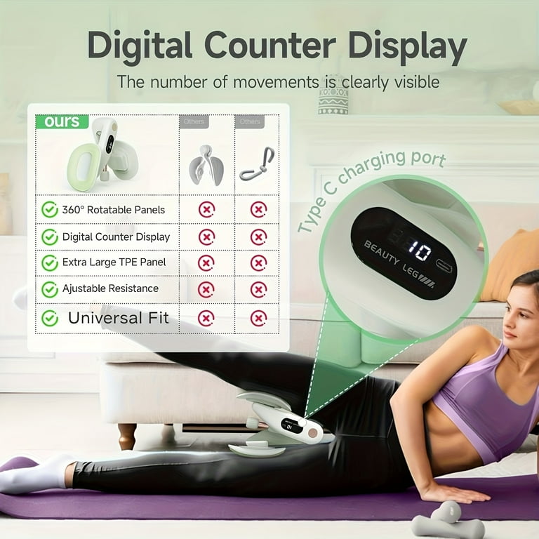Smart Kegel Exerciser with Counter Pelvic Trainer for Core Leg