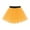 Orange, variant on ZQUUVOU Womens Fashion Pleated Gauze Short Skirt Adult Dancing Skirt Gauze Dress Green