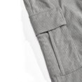 thumbnail image 5 of Men’s Casual Loose Fit Cargo Pants with Drawstring Waist, Lightweight Breathable Cotton Trousers for Everyday Wear, 5 of 5