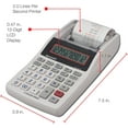 thumbnail image 2 of Sharp EL-1611V 12-Digit LCD Display & 2-Color Printer Printing Calculator, Black/Red, 2 of 8