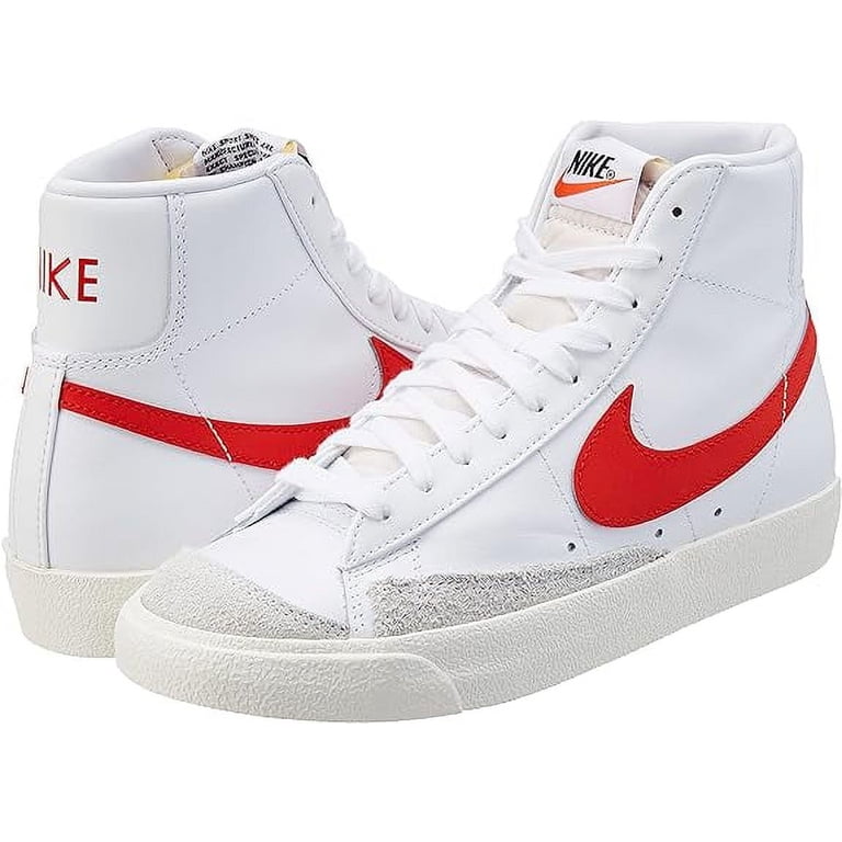 Nike Blazer Mid 77 Womens Size 10.5 White Habanero Red Sail CZ1055 101 Mens 9 Nike Blazer Mid 77 White Habanero Red CZ1055 101 - SIZE 10.5  main image 3