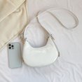 thumbnail image 4 of Bolso bandolera con patrón de cocodrilo Bolso de hombro de mujer de cuero PU para el trabajo (blanco) Ehuebsd Para Estrenar, 4 of 9