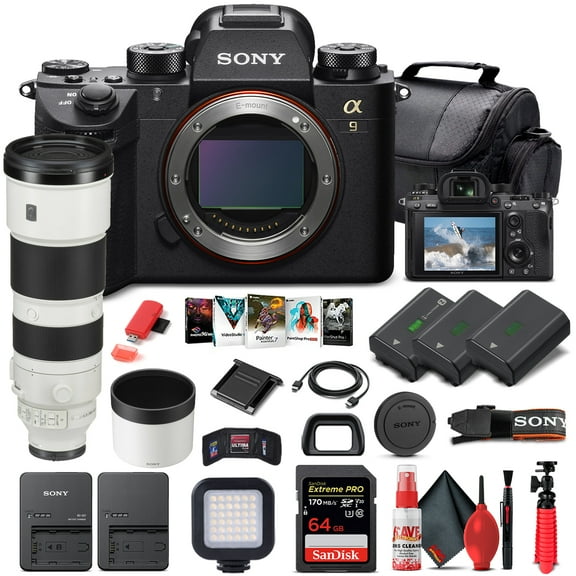 Sony Alpha a9 II Mirrorless Camera W/ Sony FE 200-600mm Lens - Advanced Bundle(International Model)