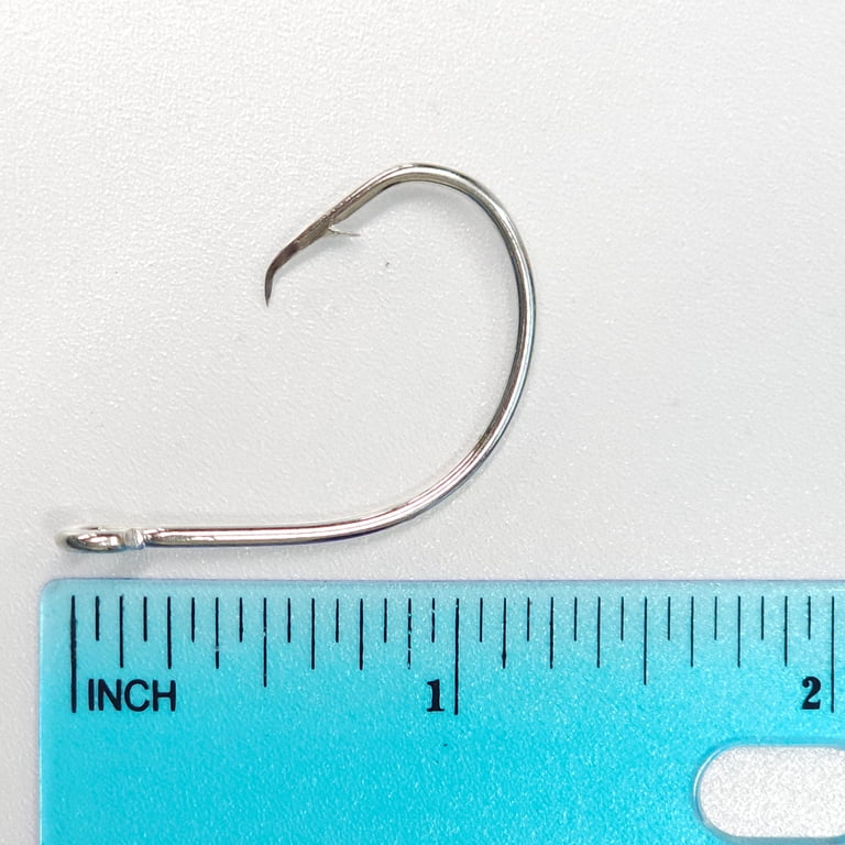Labayou Fish Hooks, Safeguard Finish, Offset Circle. Style 24607-sg. Size 4/0, Pack of 100 Labayou Fish Hooks, Safeguard Finish, Offset Circle. Style 24607-sg. Size 4/0, Pack of 100